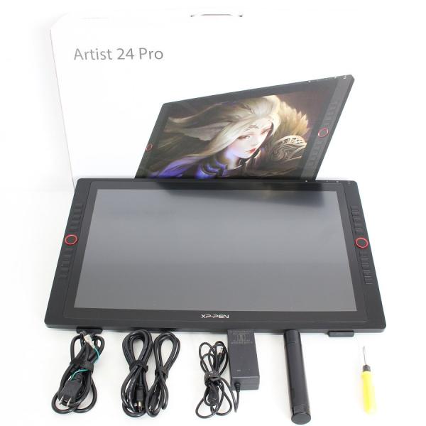 【美品】XP-PEN Artist 24 Pro 液タブ 使用頻度少 付属品多数 ボーナスストア+5％】XP-Pen Artist 24 pro 液晶ペンタブレット 24