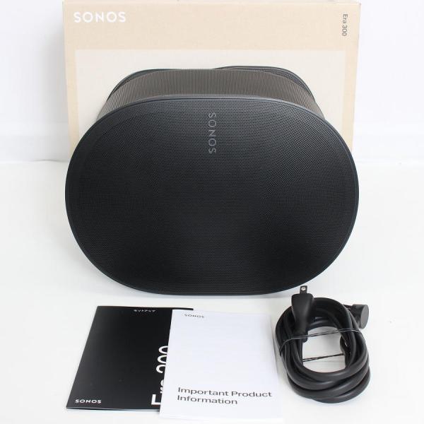 ボーナスストアPlus【美品】Sonos Era 300 E30G1JP1BLK ブラック スマートスピーカー AirPlay 2/ストリーミング/Wi-Fi対応 ソノス 本体