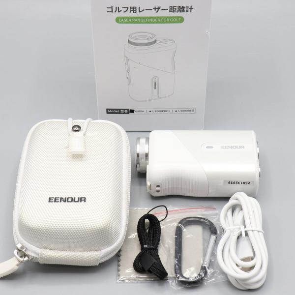 【新品未使用】EENOUR ゴルフ用レーザー距離計 U800+ 本体 ボーナスストアPlus】EENOUR U800+ ホワイト ゴルフレーザー距離計