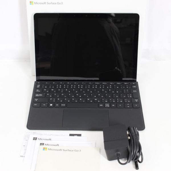 ボーナスストアPlus【美品】Microsoft Surface Go 3 8VA-00015 プラチナ 128GB サーフェス ゴー マイクロソフト タブレット 本体