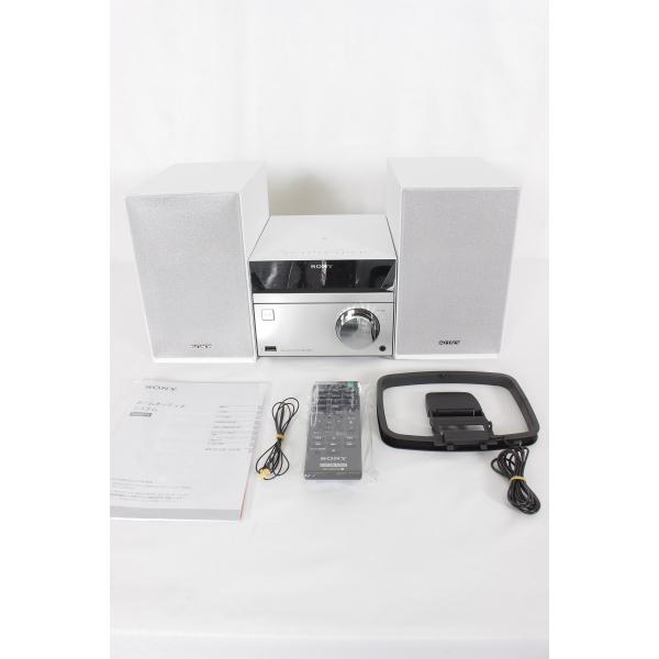 値下不可 美品【コンポ】SONY ミニコンポ　CMT-SBT40　ホワイト CMT-SBT40 | システムステレオ | ソニー