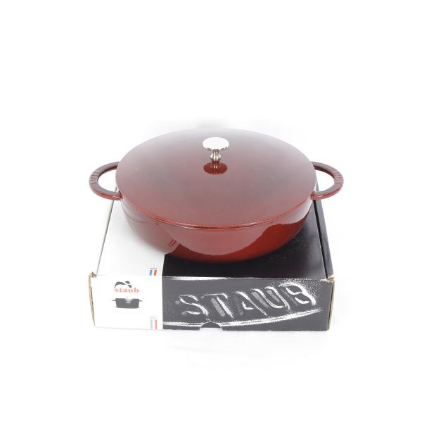 ストウブ ピコ ニダベイユ ソテーパン 28cm チェリー／レッド