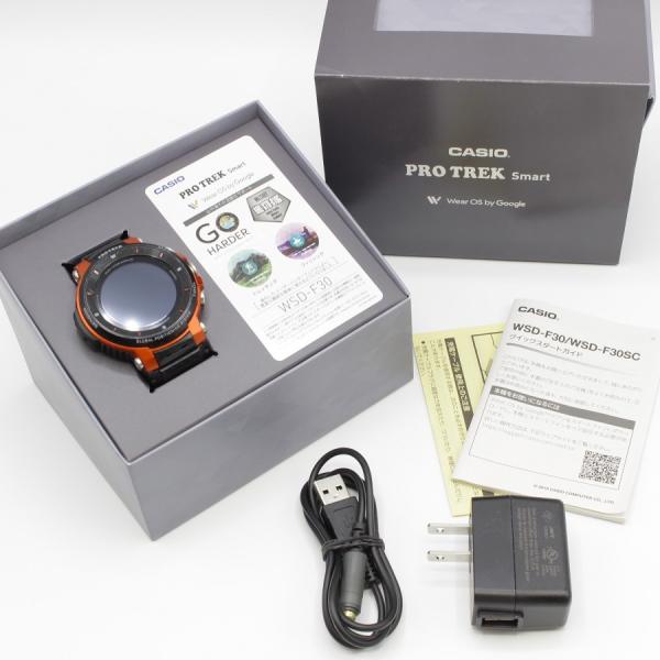 CASIO PRO TREK Smart WSD-F30-RG オレンジ Casio WSD-F30-RG Pro Trek 4GB GPS Bluetooth Smartwatch for
