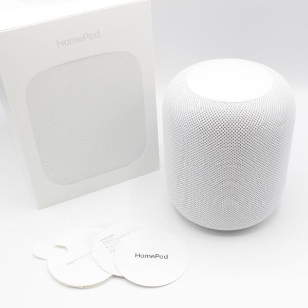 Apple Pod MQHV2J/A スマートスピーカー Apple 【美品】Apple HomePod MQHV2J/A ホワイト スマートスピーカー