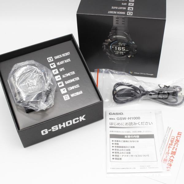 【美品】G-SHOCK ジー・スクワッド プロ GSW-H1000-1JR G-SHOCK G-SQUAD PRO GSW-H1000-1A4JR|ジー・ショック|小林時計