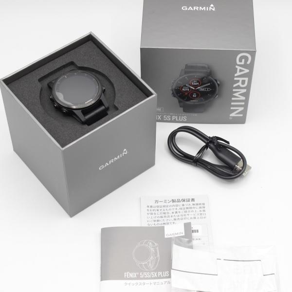 fenix 5 【美品】Garmin 5S Plus Sapphire Black 010-01987-77