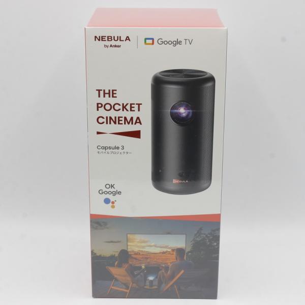 ボーナスストア+5％【新品未開封】ANKER Nebula Capsule 3 D2425N11
