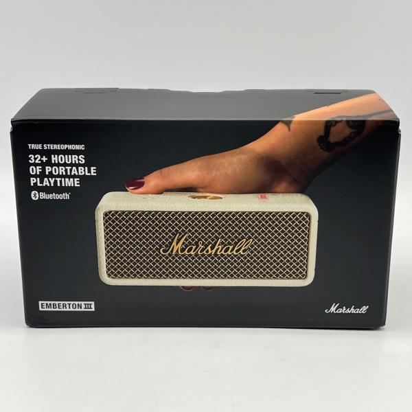 【新品未開封】 Marshall スピーカー EmbertonIII クリーム Marshall(マーシャル)Emberton 3 ワイヤレススピーカー クリーム