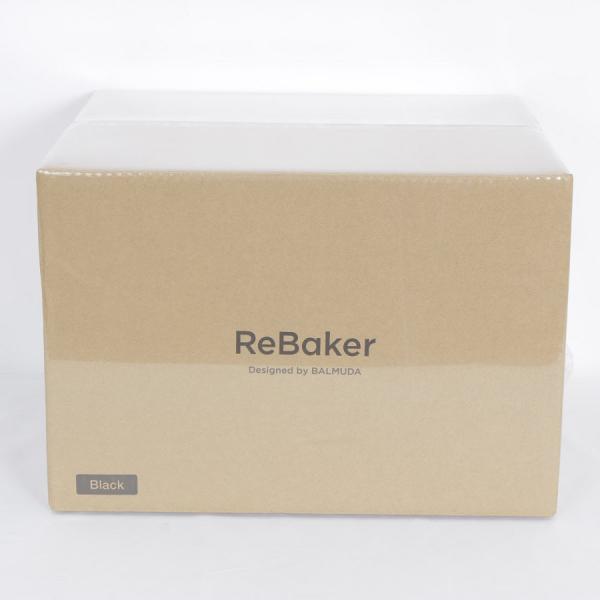 ボーナスストア+5％【新品未開封】BALMUDA Rebaker KTT01JP-BK ブラック ベイクトースター バルミューダ リベイカー 本体