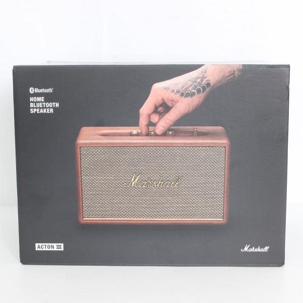 ボーナスストア+5％【新品未開封】Marshall Acton III ブラウン ワイヤレススピーカー マーシャル アクトン 本体