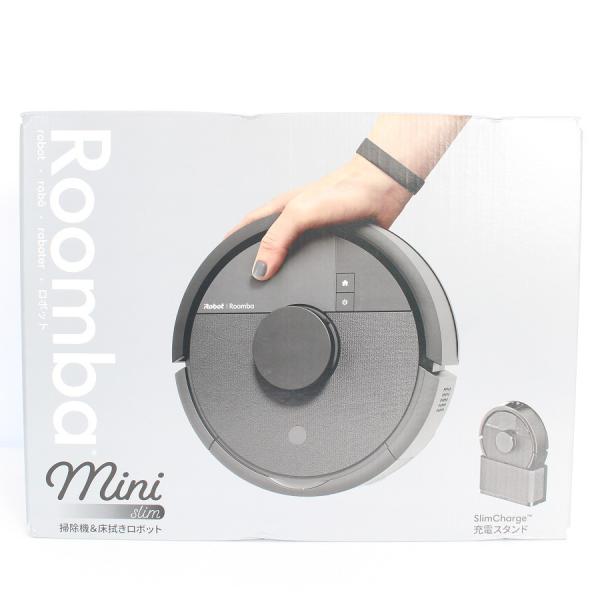 ボーナスストアPlus【新品未開封】ルンバ Mini Slim +SlimCharge F115060 ブラック ロボット掃除機 iRobot Roomba ミニ スリム 本体
