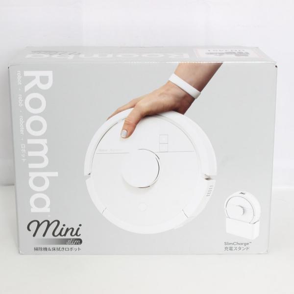 ボーナスストアPlus【新品未開封】ルンバ Mini Slim +SlimCharge F115260 ホワイト ロボット掃除機 iRobot Roomba ミニ スリム 本体