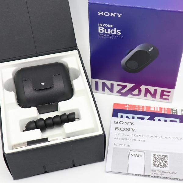 ボーナスストアPlus【新品】SONY INZONE Buds WF-G700N-BZ ブラック ゲーミングヘッドセット 完全ワイヤレスモデル ノイズキャンセリング インゾーン