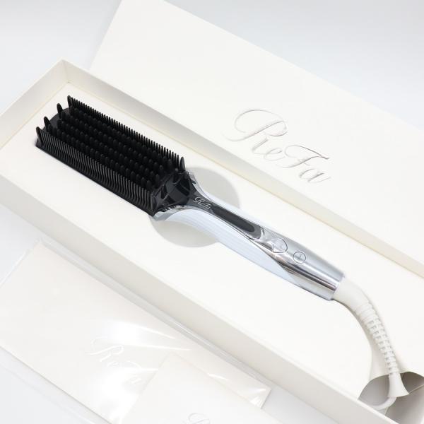 ボーナスストアPlus【新品】MTG ReFa STRAIGHT BLOW IRON RE-CX-02A ホワイト リファ ストレート ブローアイロン 本体