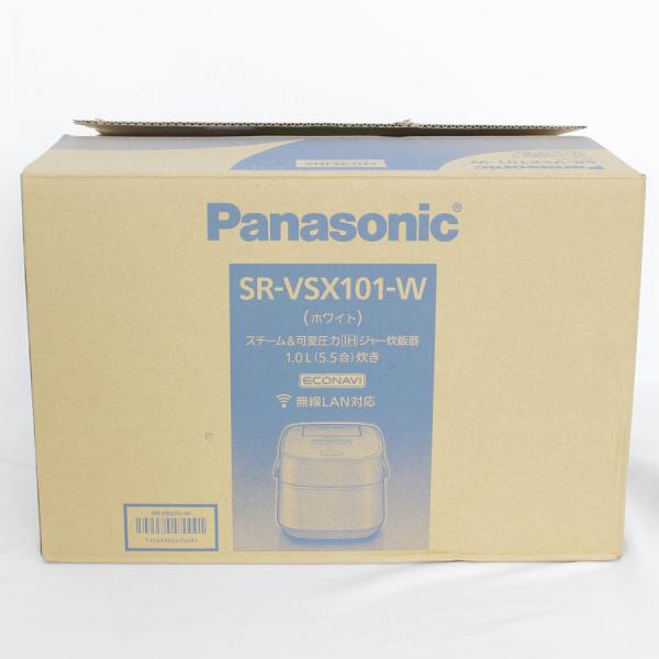 Wおどり炊き 【新品】パナソニック SR-VSX101-W スチーム&可変圧力 IH