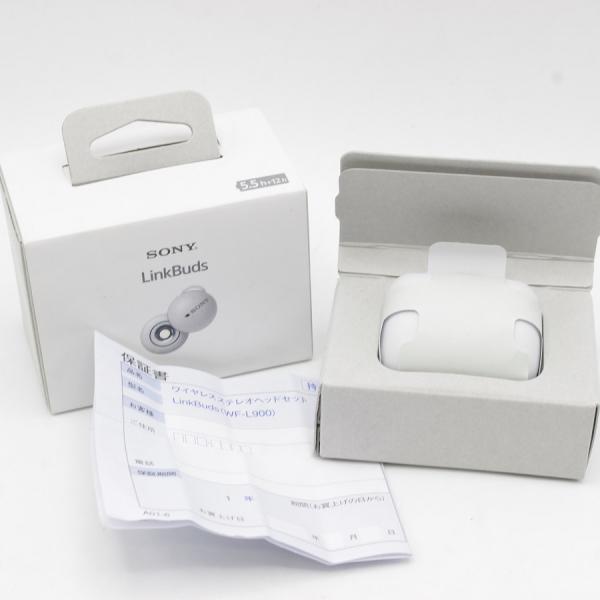 ボーナスストア+5％【新品】SONY LinkBuds WF-L900 WM ホワイト 完全