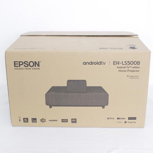 美品】EPSON EH-LS500B ホームプロジェクター【108使用時間