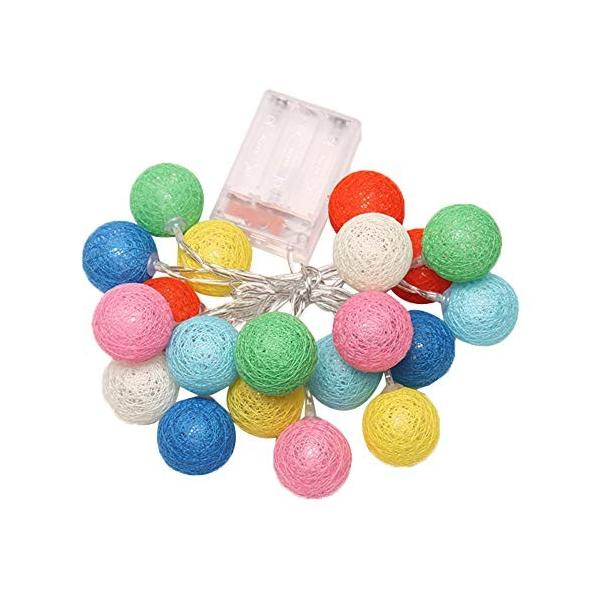 Radissy イルミネーションライト ストリングライト 結婚祝い Led 電池式 室内 球 2 3m ピンク