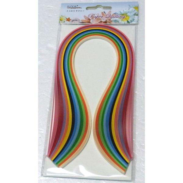 JUYA クイリングペーパー ミックスカラー 3mm 12色 120本 :QP390M12-03:クラフトショップ レガーロ 通販 《単品販売》JUYA 5mm クイリングペーパー ミックス6種 54cm 7色 140本