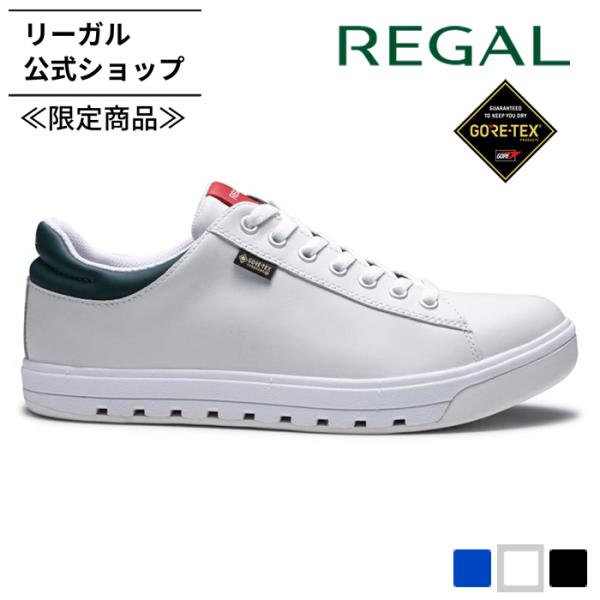 リーガル 公式 公式ショップ限定 REGAL 51DL コートスニーカー GORE-TEX SURROUND ホワイト3カラーコンビ スニーカー メンズ