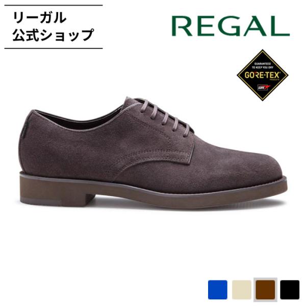 リーガル 公式 REGAL 51GL バックスシューズ GORE-TEX フットウェア ダークブラウンスエード カジュアルシューズ メンズ リーガル