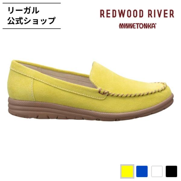 公式 セール REDWOOD RIVER　MINNETONKA(R) M02C モカシンシューズ イエロースエード カジュアルシューズ レディース  リーガル 爆買
