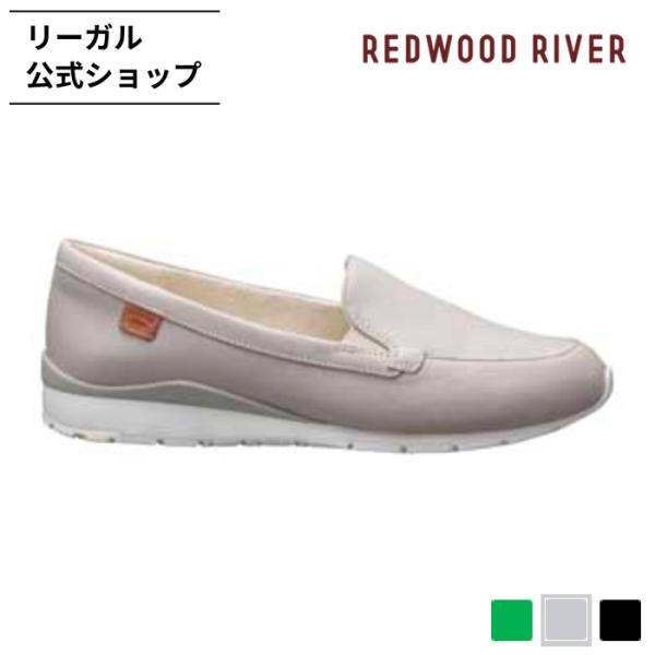 公式 セール REDWOOD RIVER R02A フラットシューズ ライトグレー フラットシューズ レディース レッドウッド リバー リーガル 爆買