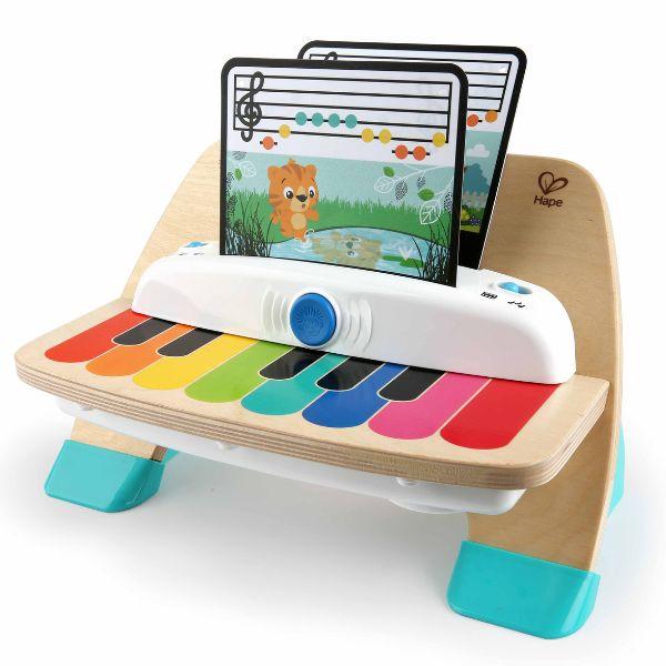 対象年齢　12ヵ月〜マジックタッチ・ピアノ【ベビーアインシュタイン×ハペ】メロディが流れる木製ピアノベビーアインシュタインとハペのコラボでつくりだすトイシリーズ昔ながらのおもちゃと現在のおもちゃを融合赤ちゃんの好奇心を刺激する安全で楽しい木...