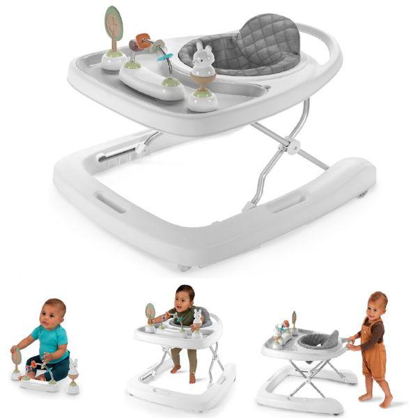 Kids2 ingenuity 知育玩具 出産祝い 室内遊び対象年齢 6ヵ月〜1 歩行器モード2 手押し車モード3 トイ単体で床遊び　の「３つの遊び」が可能。自然をモチーフにした優しいカラーでインテリアにも合わせやすいデザイン。一人で真っす...