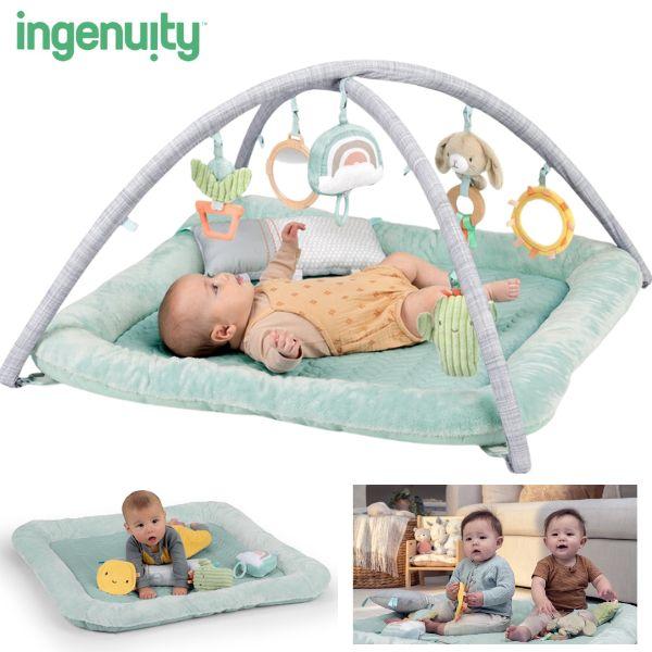 ※プレイマットは洗濯可能。素材 シリコン、PP、PETG、ABS、ポリエステル、ナイロン、綿、木、竹生産地 企画：アメリカ　製造：中国商品サイズ：85×85×50cm、1100gパッケージサイズ：76×12.7×48cm、2240gInge...