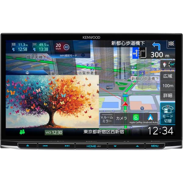 ケンウッド(Kenwood)カーナビ 彩速 HD8インチ MDV-M812L 「Apple CarPlay」「Android Auto」インダッシュモデル