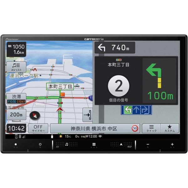パイオニア 8V型HD/ TV/ DVD/ CD/ Bluetooth/ SD/ チューナー・AV一体型メモリーナビゲーション (カロッツェリア) 楽ナビ AVIC-RL721