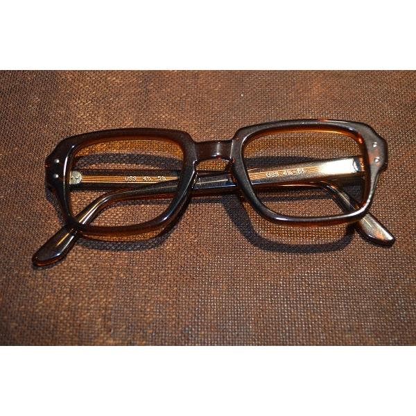 DEAD STOCK USS Military eye wear flame 90年代米軍ミリタリー眼鏡 