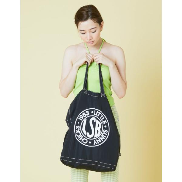 little sunny bite リトルサニーバイト LSB logo nylon tote bag 