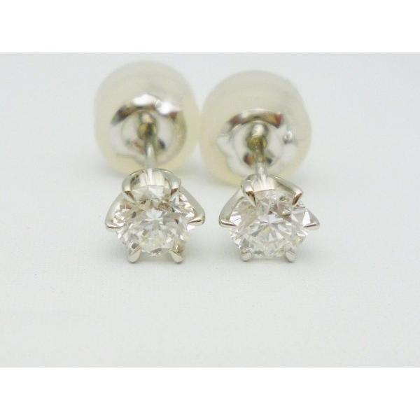 Pt ダイヤモンド0 50ct 0 50ct ダイヤモンドプラチナピアス スタッド ソリテール ソリティア ティファニー爪 6本爪 一粒 Www Unipymes Com