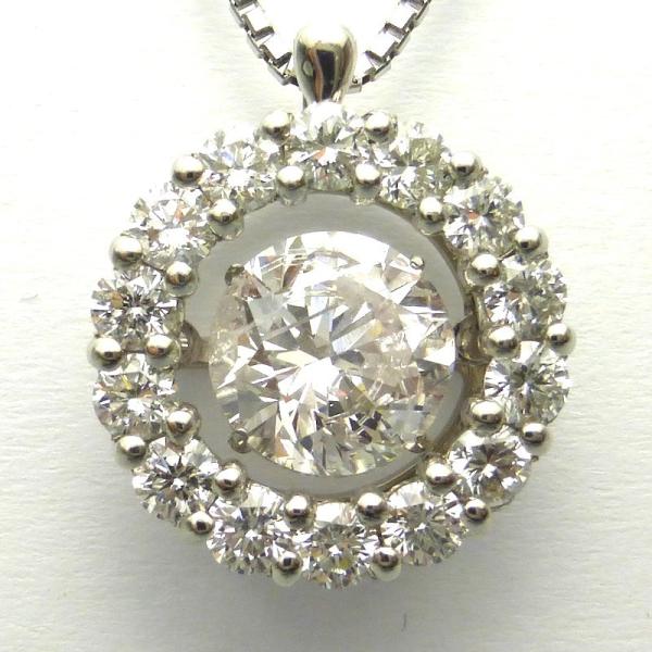 大粒激安！ 3.24ct サファイア ダイヤモンド Pt900 ペンダント 鑑別
