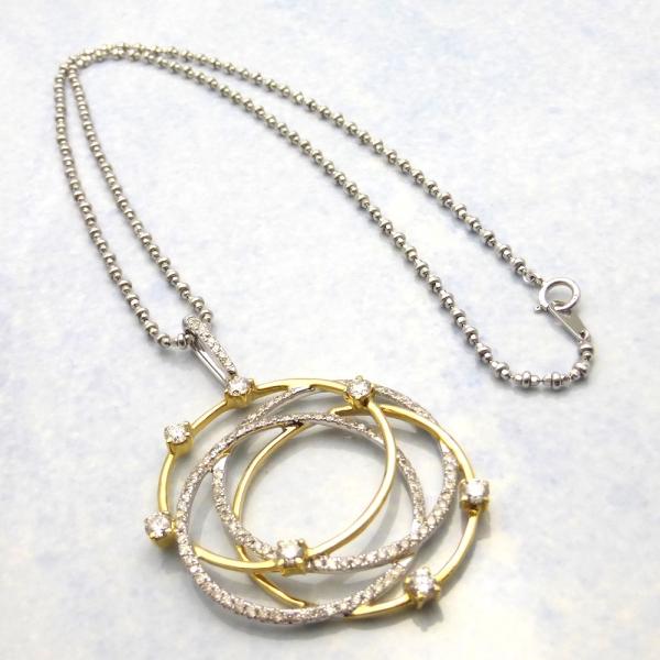 �_�C�������h���v1.25ct�@K18YGWG �S�[���h�y���_���g�l�b�N���X