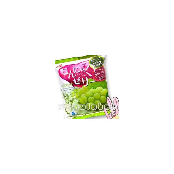 雪国アグリ 蒟蒻ゼリー／こんにゃくゼリー マスカットプラス／マスカット味（コラーゲン入り）　６個入
