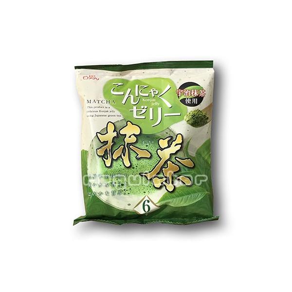 【２袋セット】雪国アグリ 蒟蒻ゼリー／こんにゃくゼリー　抹茶／宇治抹茶使用　６個入×２
