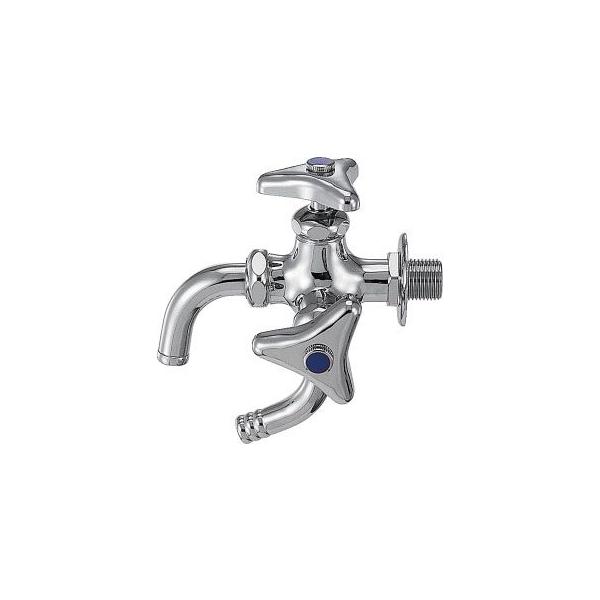 カクダイ 万能ホーム双口水栓13 7041 (水栓金具) 価格比較 - 価格.com