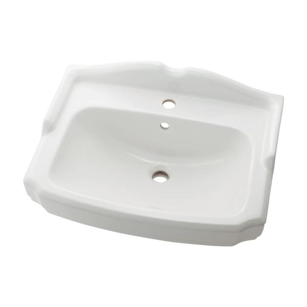 ●水栓取付穴：1ホール●材質：陶器製説明文●容量9.3L、質量20kg●オーバーフロー付き●ボルト・プラグ付き補足：※単水栓の取付けには、アダプターが必要