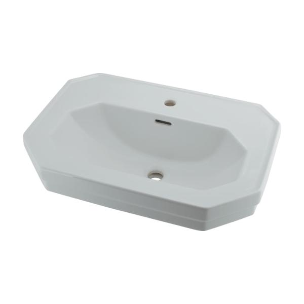 ●水栓取付穴：1ホール●材質：陶器製説明文●容量12.5L、質量23kg●オーバーフロー付き●ボルト・プラグ付き補足：※単水栓の取付けには、アダプターが必要