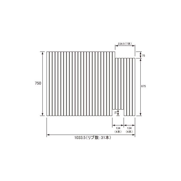 pi\jbN Panasonic(dH iVi) Cӂ(ӂӂ tt^) ӂ GA1112FALC (GA1112FAL̑֕i) 750×1033.5mm (u:31{)