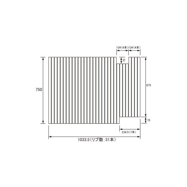 pi\jbN Panasonic(dH iVi) Cӂ(ӂӂ tt^) ӂ GA1112FARC (GA1112FAȒ֕i) 750×1033.5mm (u:31{)