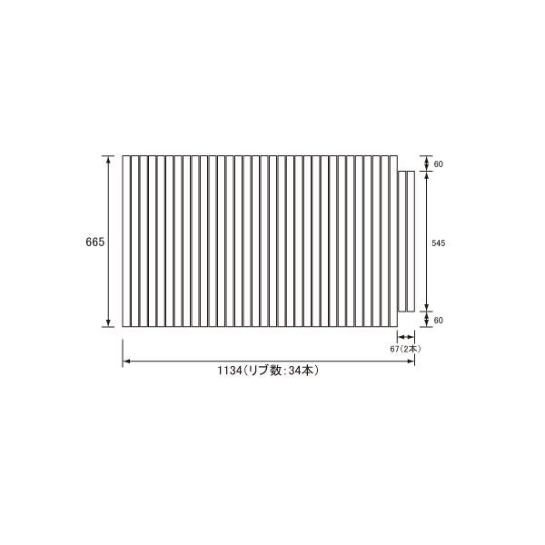 pi\jbN Panasonic(dH iVi) Cӂ(ӂӂ tt^) ӂ GA1207NC 665×1134mm (u:34{)