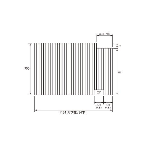 pi\jbN Panasonic(dH iVi) Cӂ(ӂӂ tt^) ӂ GA121FJLC (GA121FJL̑֕i) 750×1134mm (u:34{)