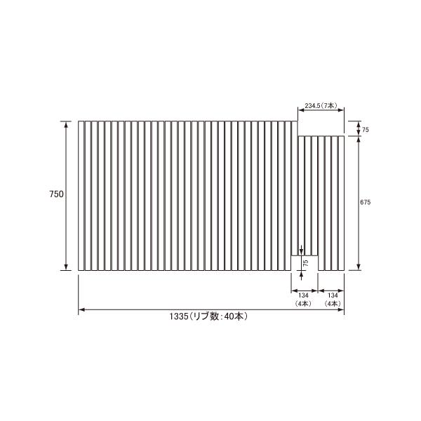 pi\jbN Panasonic(dH iVi) Cӂ(ӂӂ tt^) ӂ GA1412FALC (GA1412FAL̑֕i) 750×1335mm (u:40{)