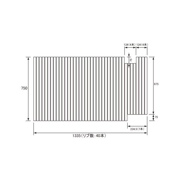 pi\jbN Panasonic(dH iVi) Cӂ(ӂӂ tt^) ӂ GA1412FARC (GA1412FAȒ֕i) 750×1335mm (u:40{)