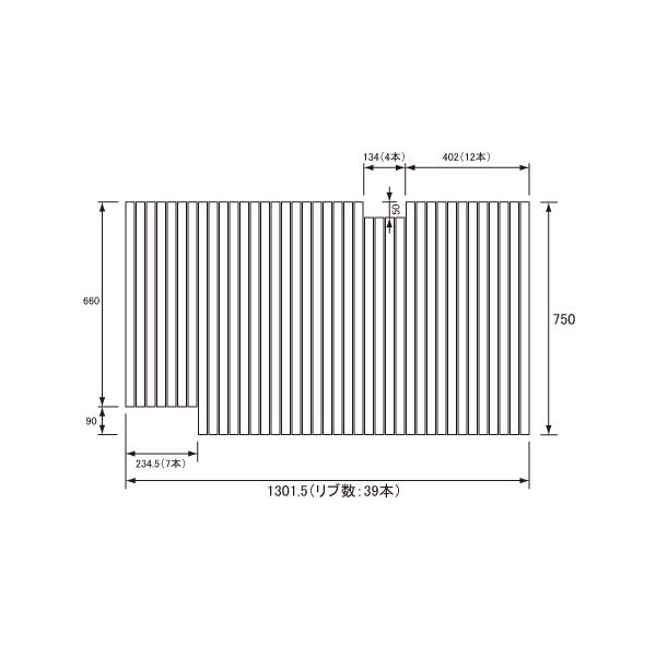 pi\jbN Panasonic(dH iVi) Cӂ(ӂӂ tt^) ӂ GA141JMLC (GA141JML̑֕i) 750×1301.5mm (u:39{)