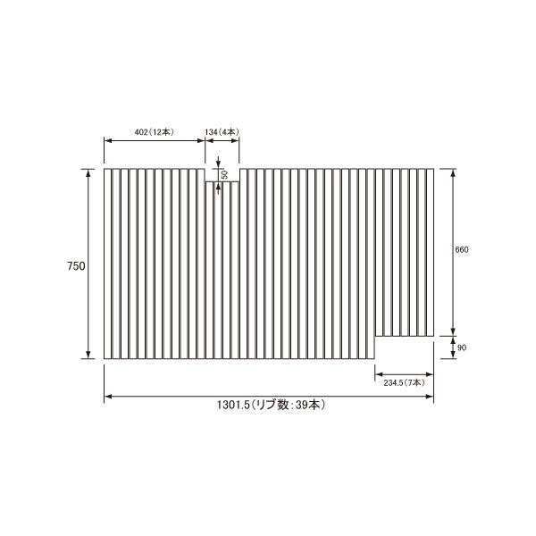 pi\jbN Panasonic(dH iVi) Cӂ(ӂӂ tt^) ӂ GA141JMRC (GA141JMȒ֕i) 750×1301.5mm (u:39{)